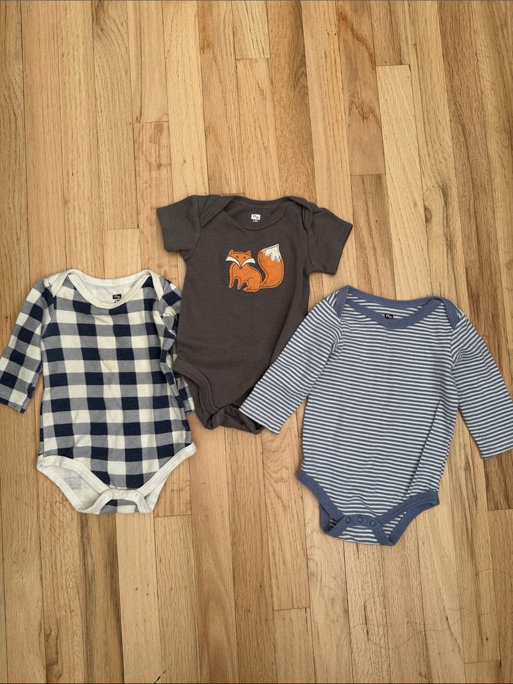 3-6 month 100% cotton onesie bundle